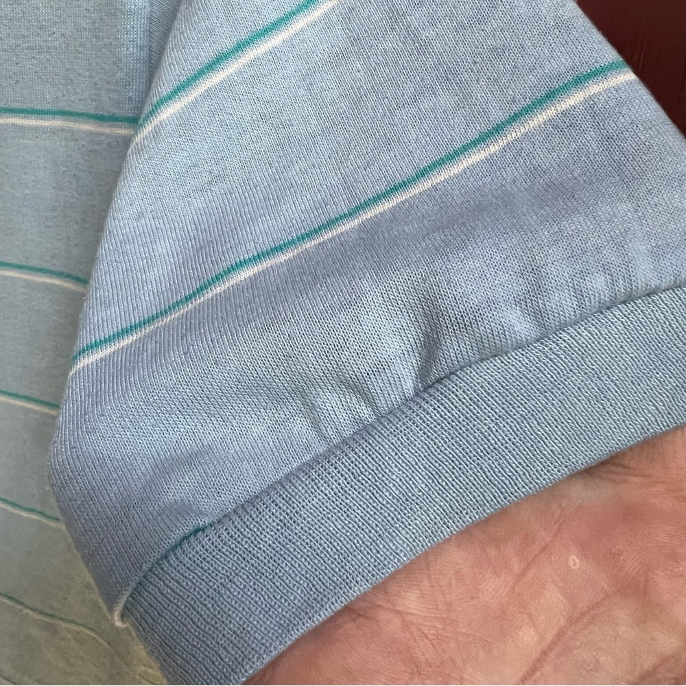 Le Tigre Vintage Very Old Striped Polo Shirt - Picture 7 of 12